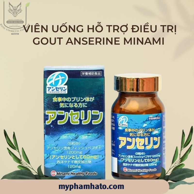5.Thông tin sản phẩm Viên uống hỗ trợ điều trị Nhật Bản Anserine Minami