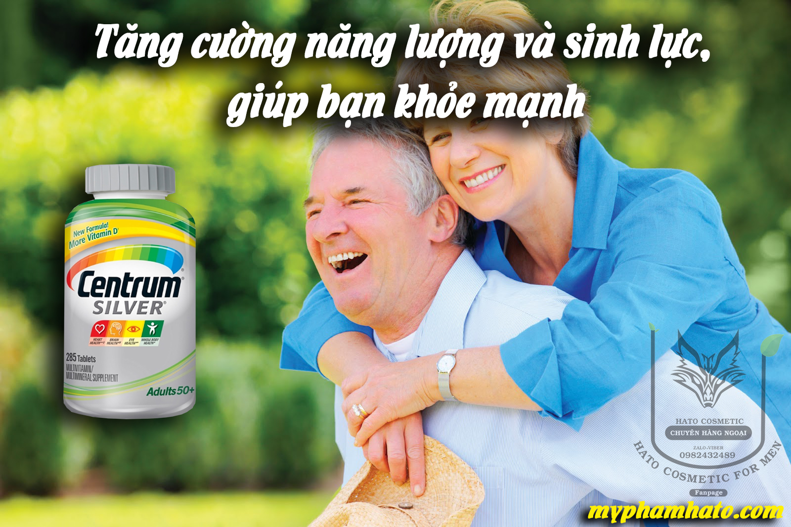 Công dụng của Vitamin tổng hợp Centrum Silver Adult 50+ dành cho người lớn tuổi